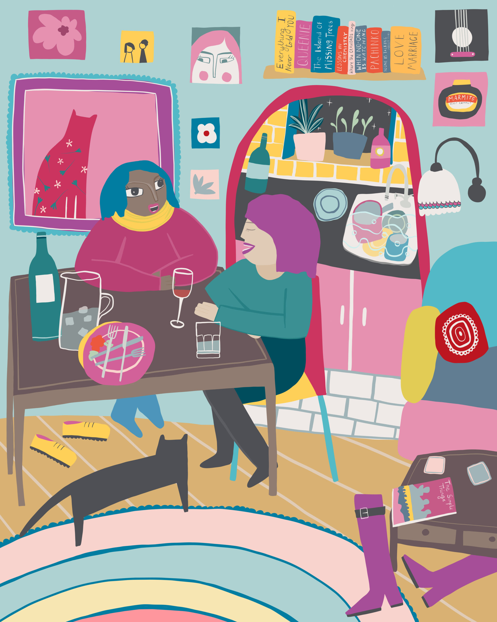 Tasha Goddard – Tasha Goddard, lifestyle illustrator, drawing the ...